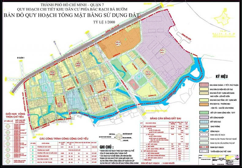 Bản đồ quy hoạch chi tiết tỷ lệ 1/2000