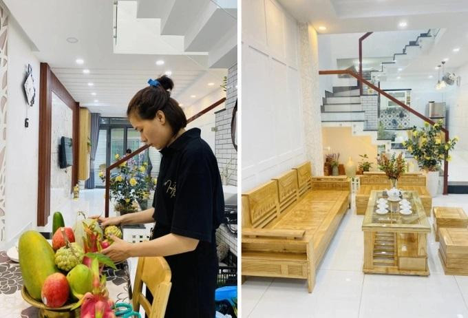 Bên trong căn hộ gia đình chị Thúy