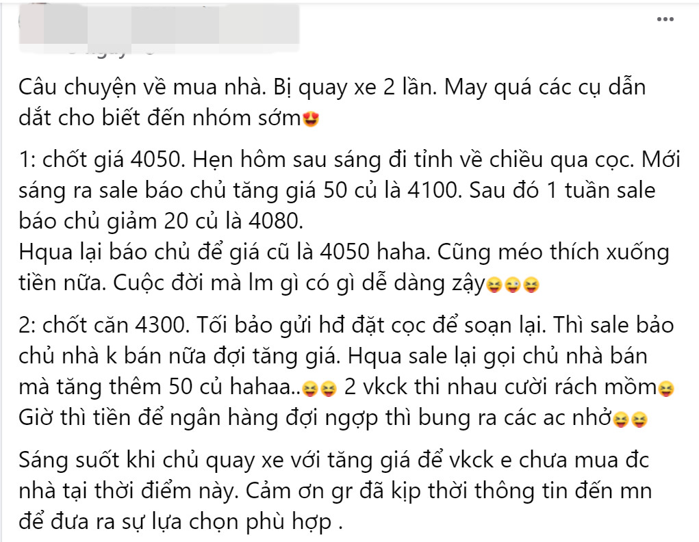 Chia sẻ của chị Trang