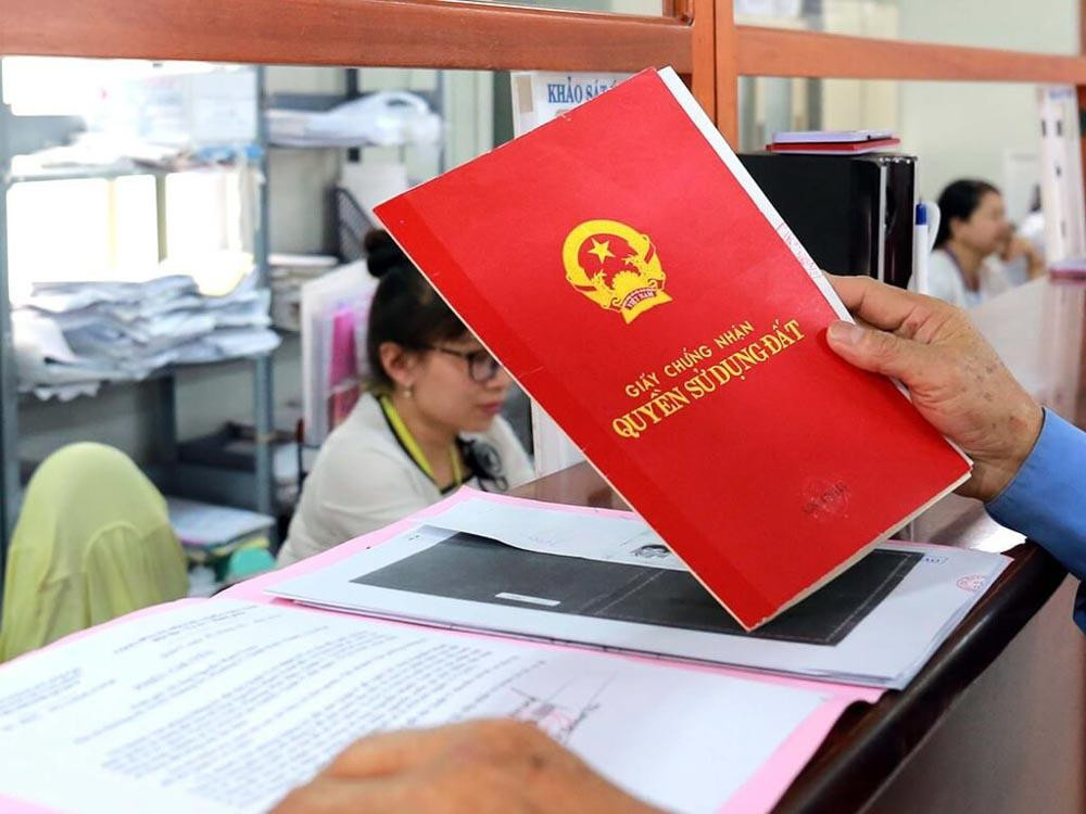 Chứng từ nộp tiền sử dụng đất