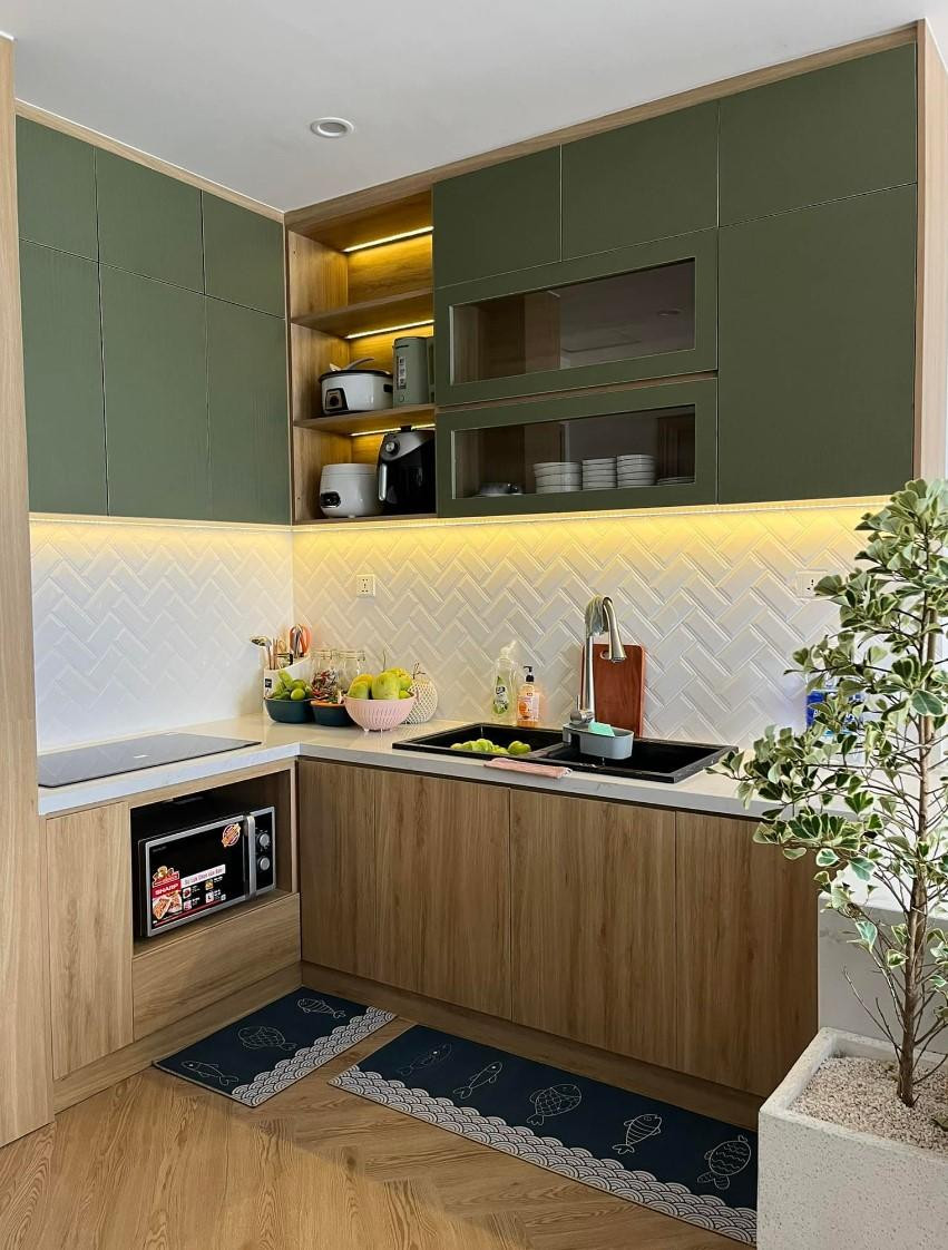 Khu vực bếp của căn hộ
