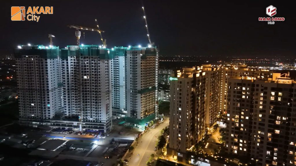 Akari City về đêm