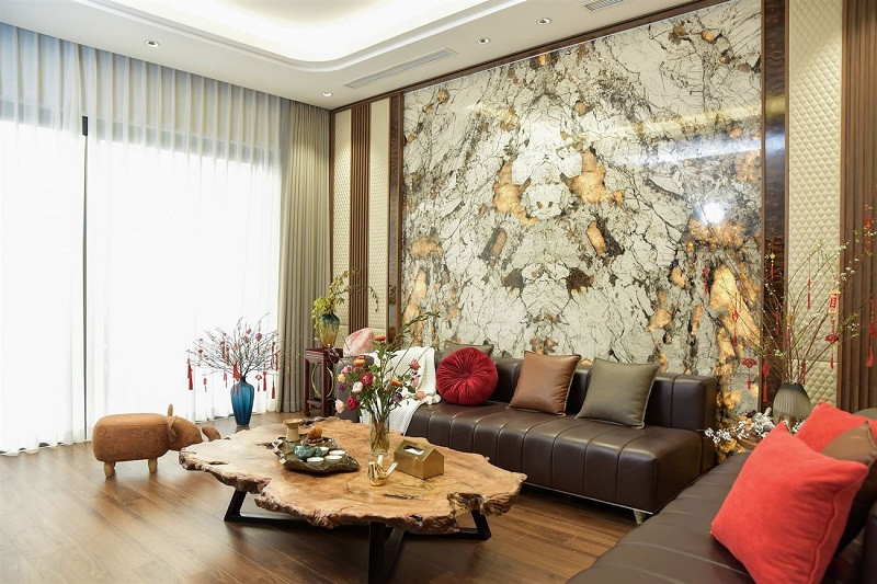 Bàn tiếp khách ngày Tết