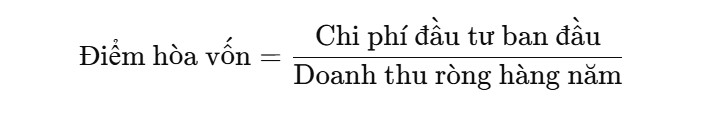 Công cụ phân tích điểm hòa vốn trong đầu tư bất động sản