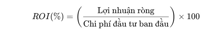 Công cụ tính tỷ suất lợi nhuận bất động sản