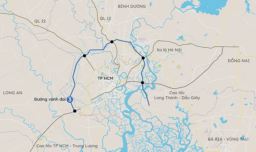 Dự án hạ tầng giao thông trọng điểm đường vành đai 3
