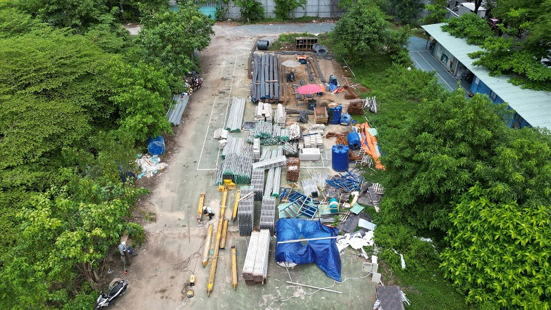 Hình ảnh khu đất dự án Nhà thi đấu Phan Đình Phùng
