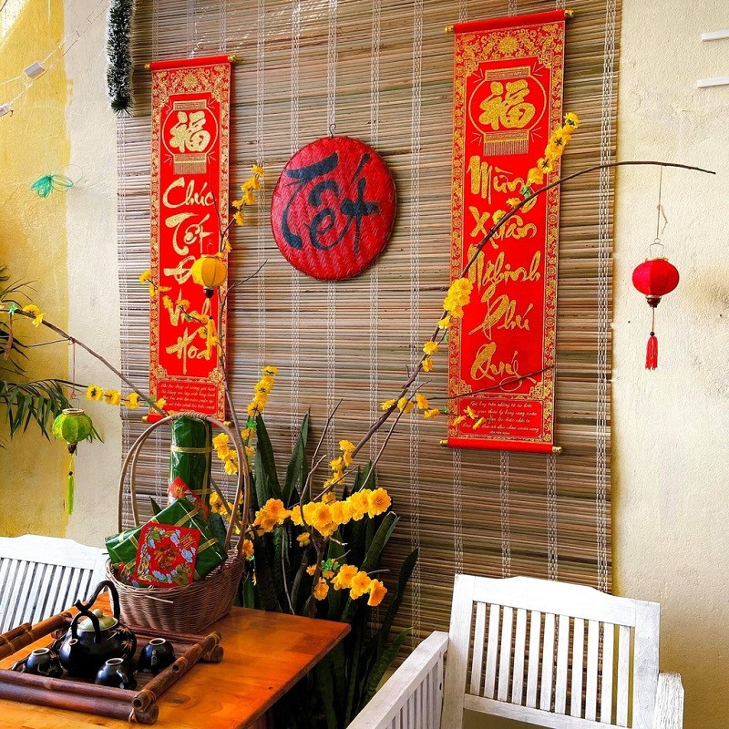 Hoa lụa, hoa nhựa trang trí Tết