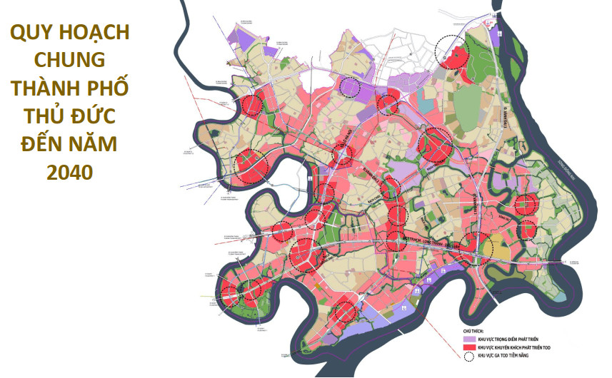 Phê duyệt quy hoạch TP Thủ Đức đến năm 2040 với 9 phân khu