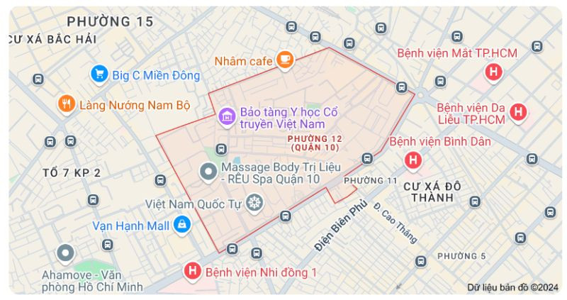 Thông tin quy hoạch phường 12, quận 10